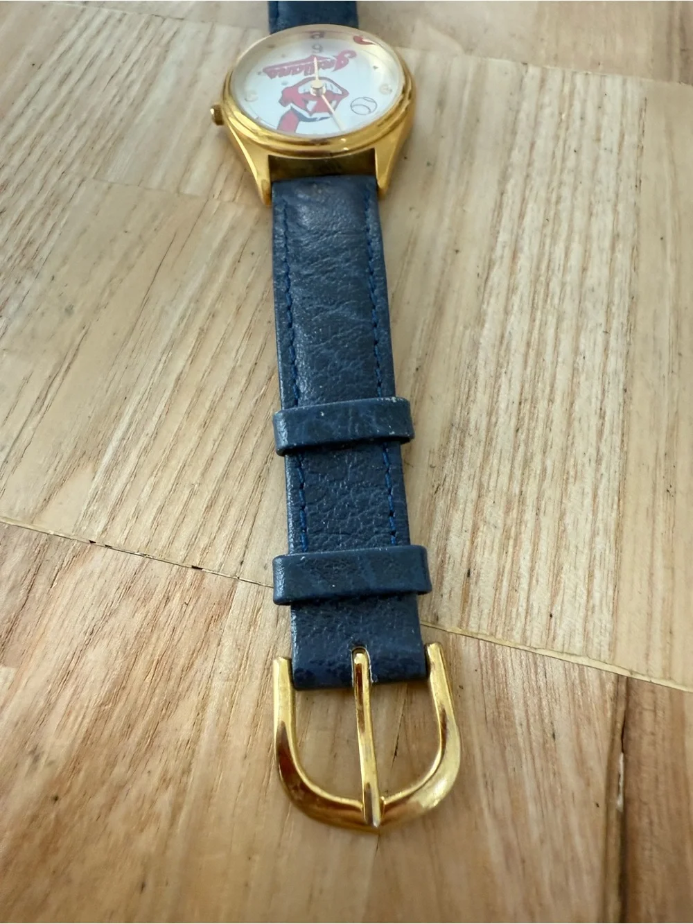 Vintage 90s MLB Cleveland sun time watch NEW BATTERY